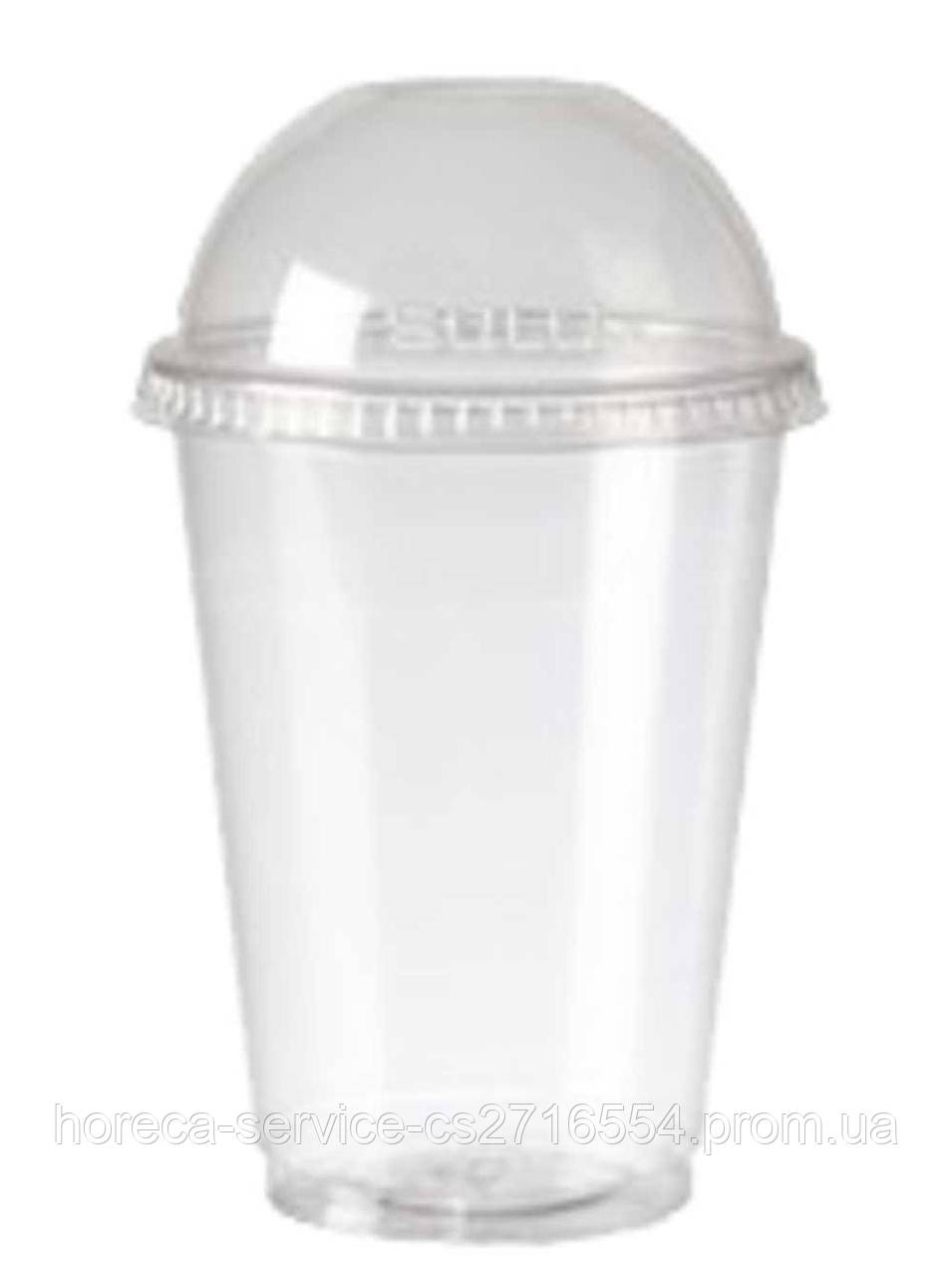 Стакан купол 420 мл. з кришкою, фото 1