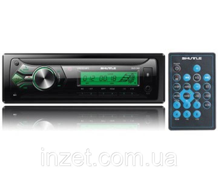 Автомагнітола SUD-388 Black/Green USB/SD ресивер, SHUTTLE