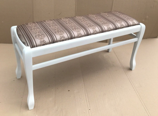 Банкетка без полиць дерев'яна Гармонія 90 см Fusion Furniture , колір білий