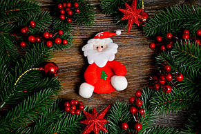 Новорічна прикраса Дід мороз "великі ніжки" 0316, фото 4