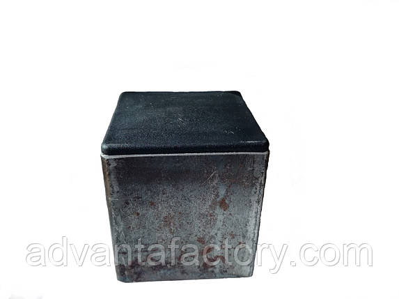 Заглушка квадратна 120x120 чорна, фото 3