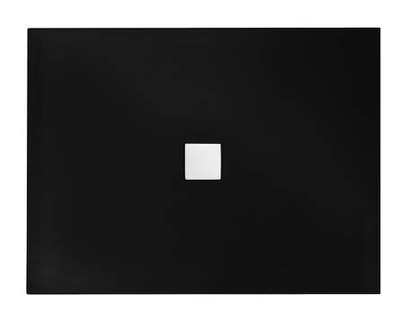 Душовий піддон прямокутний NOX 100х90х3.5 чорний ultraslim BESCO PMD PIRAMIDA, фото 3