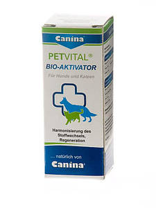 Canina (Каніна) Petvital Bio-Aktivator Петвіталь Біоактиватор — кормова добавка для собак і кішок 20 мл 