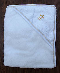 Крижма "Крестильна" (махра) з куточком