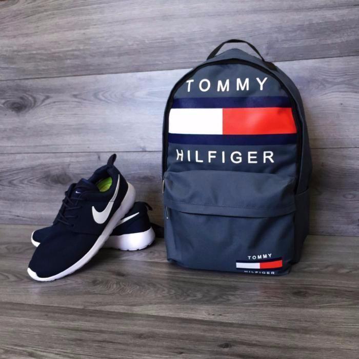 Синій міський спортивний рюкзак Tommy, Томмі ( код: IBR095Z )