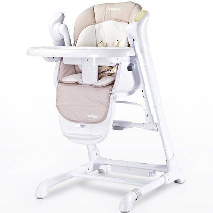 Дитячий стільчик для годування + гойдалка Caretero Indigo, фото 1