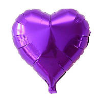 Шар фольгированный " Сердце фиолетовое "