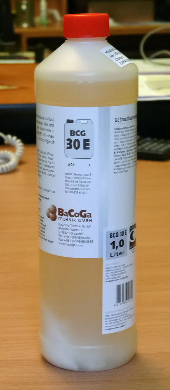  герметик для отопления (теплого пола) BCG30e устраняет течь .