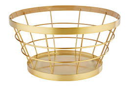 Кошик/стійка металева (позолота) APS (15325)