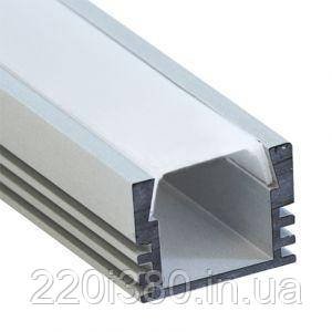 Профіль "накладної" високий, срібло, CAB261