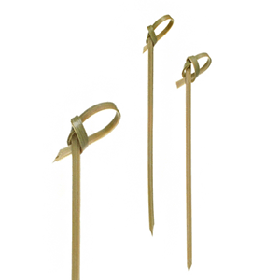 Палички бамбукові з вузликом 12 см.