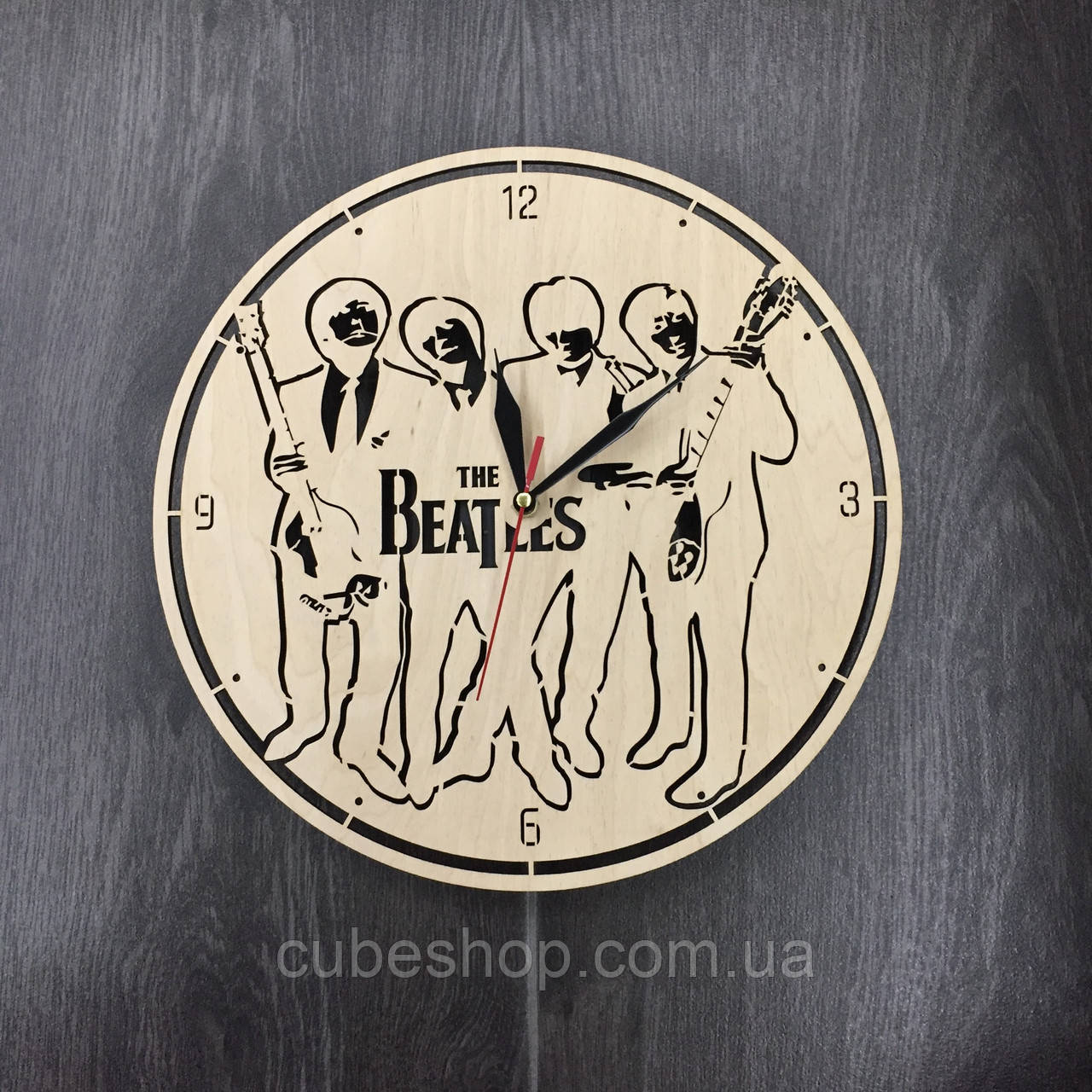Годинник настінний Епоха The Beatles