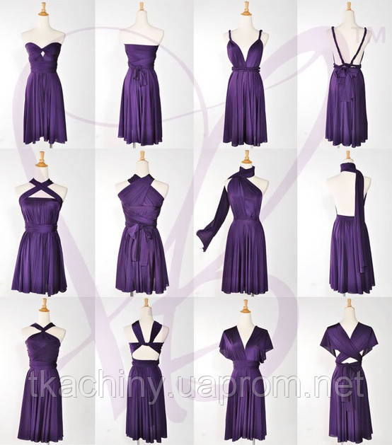 Платье трансформер "Манго" (Фиолетовое) - фото 3 - id-p41777989