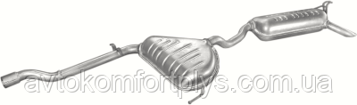 Глушник І резонатор Fiat Brava / Bravo 1.9 дизель 1995 - 1997 рр
