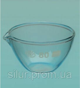 Чаша випарна плоскодонна з носиком 1000 мл (ЧВП-1-1000)
