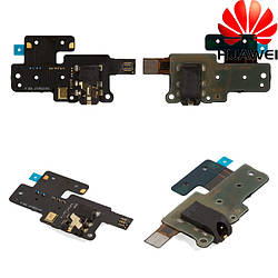 Шлейф для Huawei MediaPad X1, роз'єм навушників, з компонентами, оригінал