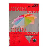 Бумага А4 80г/м2 цветная Spectra Color, Red 250