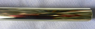 Труба гладка д. 28 мм, 1,6 м, золото
