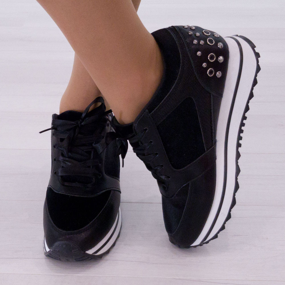 Кросівки жіночі маломірні 41 розмір Woman's heel чорні, фото 1