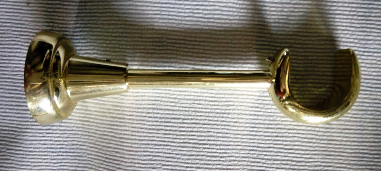 Кронштейн одинарний д. 28 мм, золото