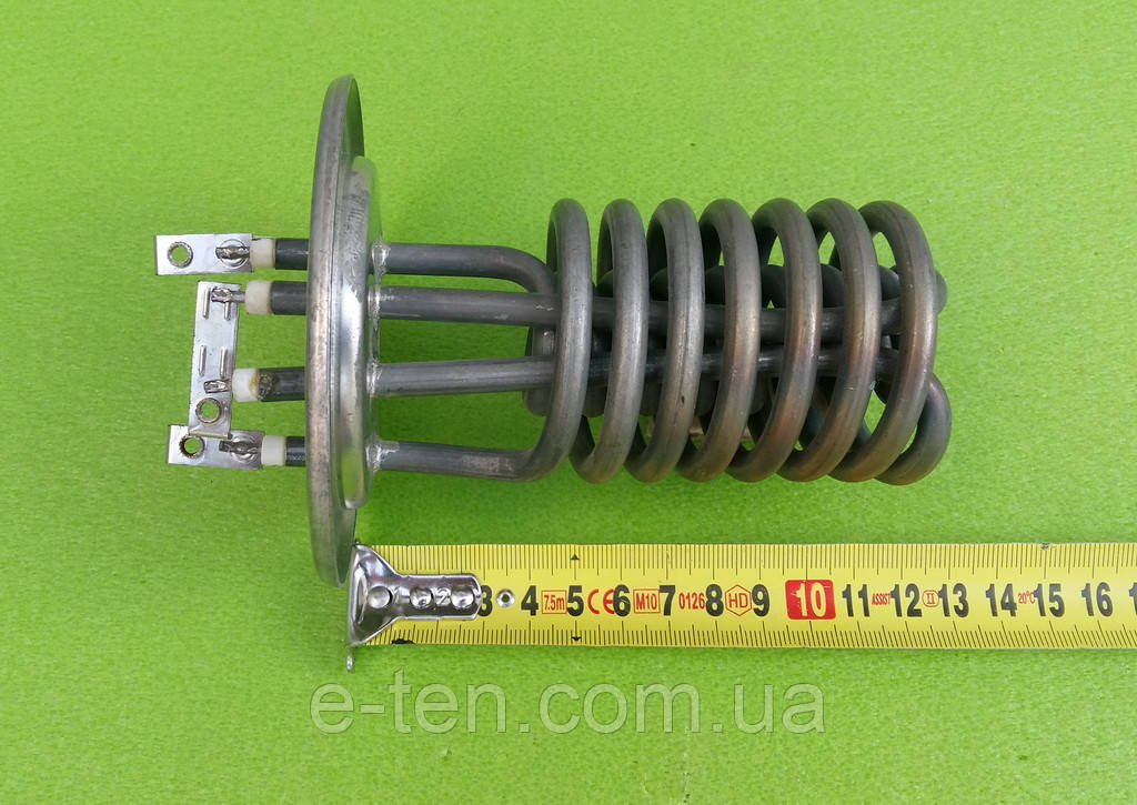 ТЕН спіралевидний з нержавійки 7500W / 230V / Ø105мм(8 отворів)для проточного водонагрівача  (Туреччина)