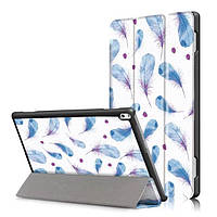 Чехол Lenovo Tab 4 10 TB-X304F X304L Ultra Slim Blue Feathers