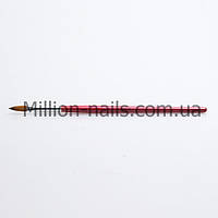 Пензель для акрилу №8, ручка червона