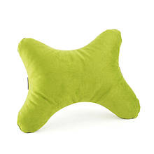 Дорожня подушка під голову BONE зелений флок_під нанесення