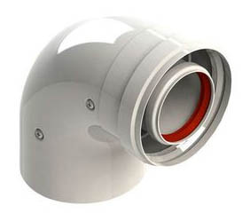 Угол конденсац. 45 град. 100/60 RCT (45-С), фото 1