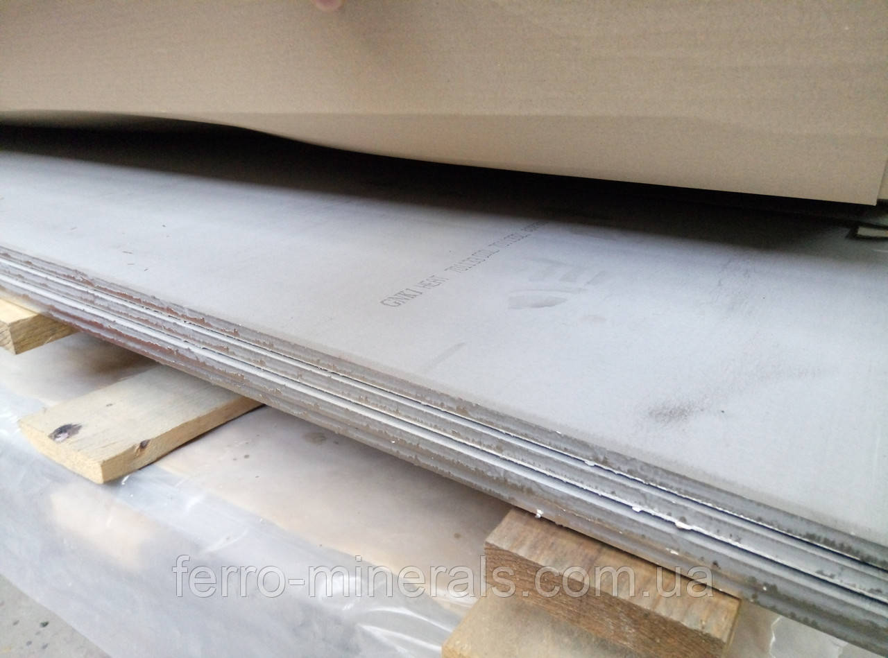 Лист нержавіючий 6х1500х3000мм AISI 304