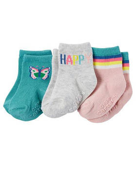 Шкарпетки Carters для дівчинки 0-3 місяців (3 пари)
