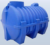 Септик синий 3000 литров для автономной частной канализации, отстойник