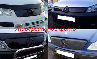 Зимова накладка (матова) Volkswagen T5 2003-2009 (бампер довга на 3 решітки)