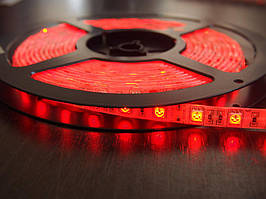 Світлодіодна стрічка LEDTech smd 5050 60led/м 12v ip65 вологозахисту червоний стандарт