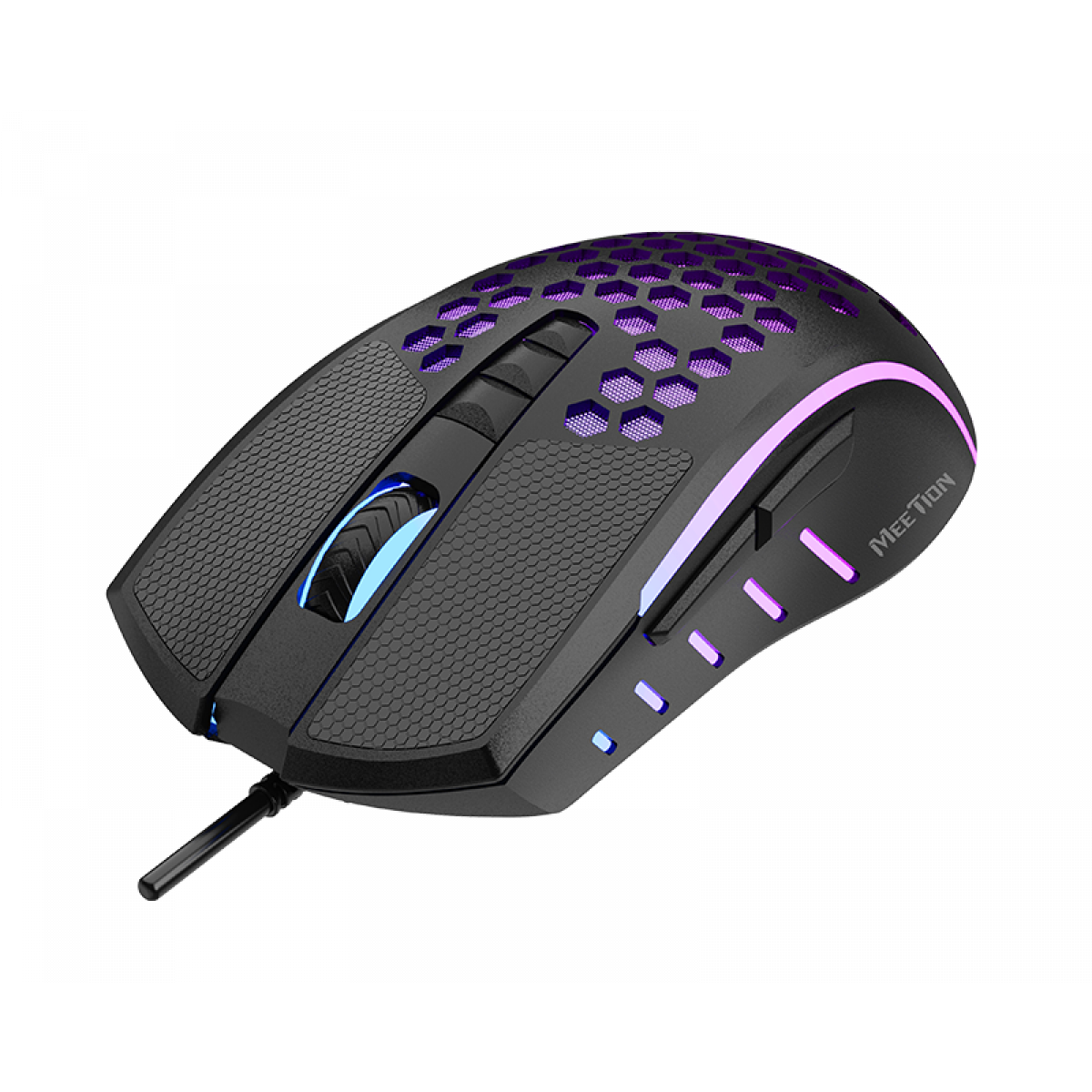 

Мышка игровая проводная с подсветкой Meetion GM015 RGB Черный