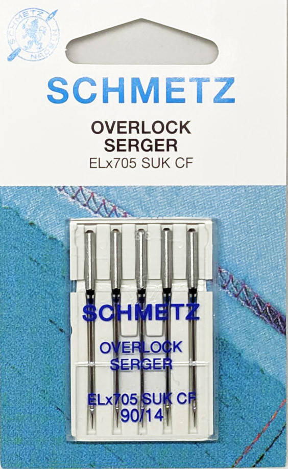 

Иглы для оверлока трикотажные Schmetz Overlock №90