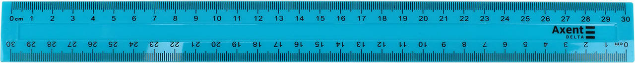 

Лінійка пласт. 30см №D9800-03 блакитна(30)