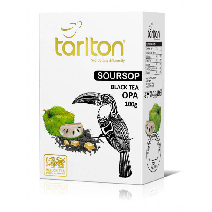 

Чай черный цейлонский Саусеп Тарлтон Soursop Tarlton Ceylon black tea