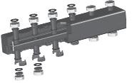 Распределительный коллектор до 5 отопительных контуров Meibes (Германия) - фото 2 - id-p3743873