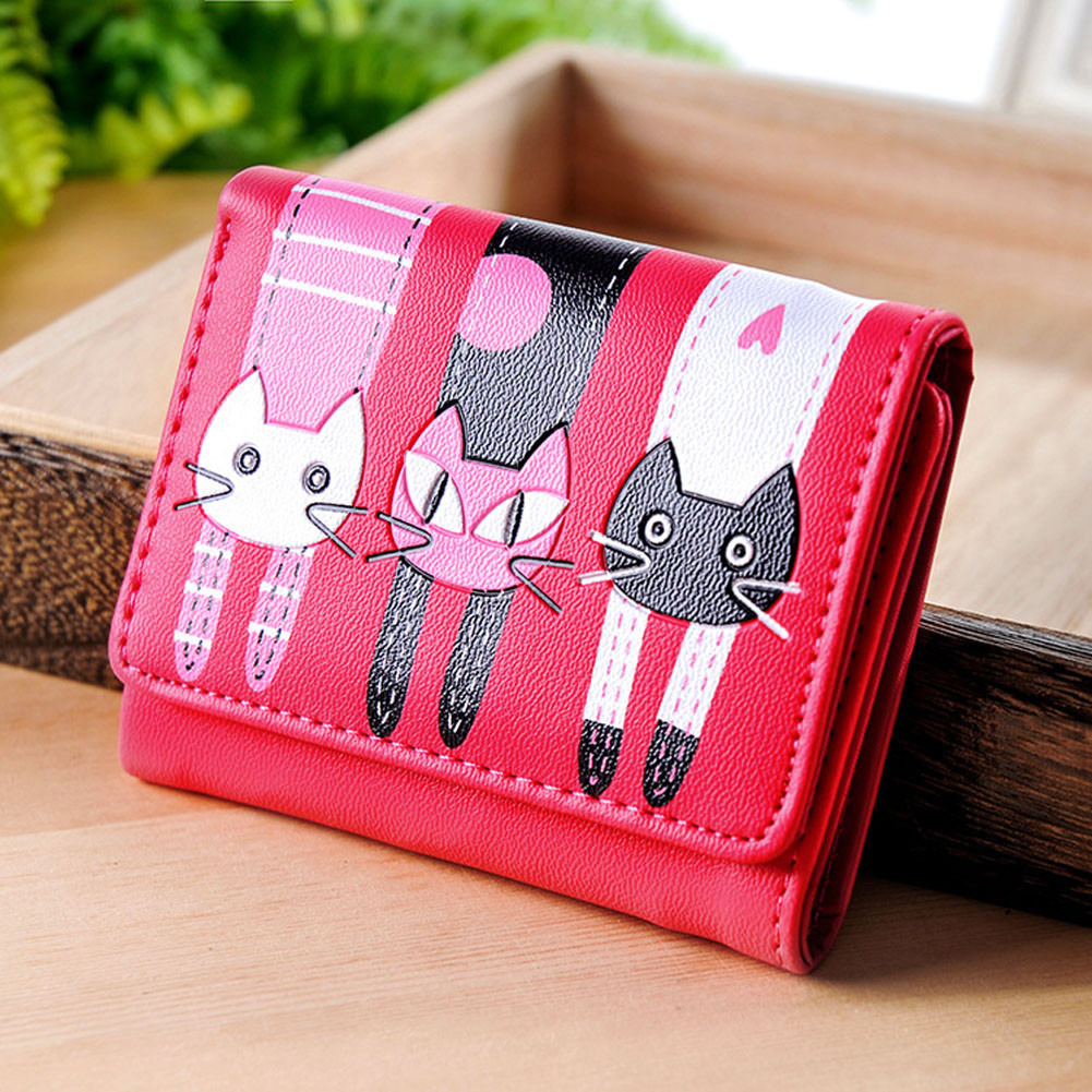 Жіночий гаманець Little Cats Pink - фото 1 - id-p589319193