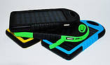Портативний зарядний пристрій Power Bank SOLAR 28000 mAh із сонячною зарядкою + LED Ліхтар (панель), фото 6