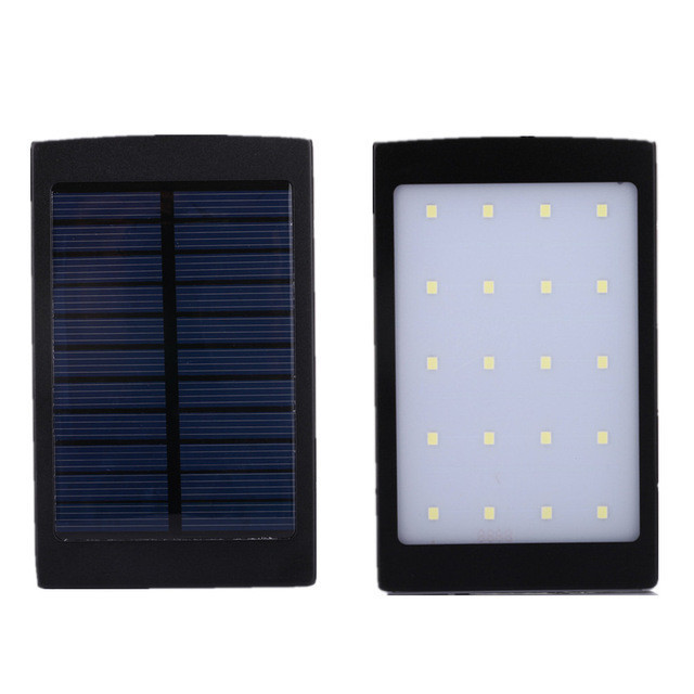 Портативное зарядное устройство Power Bank SOLAR 25 000mAh с солнечной зарядкой+ LED панель + фонарик - фото 5 - id-p589340574