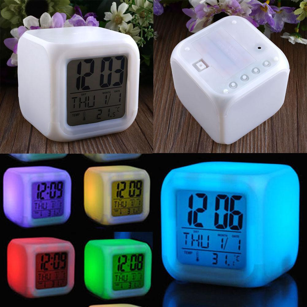 Світний будильник-хамелеон Glowing Led Color Digital Alarm