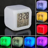 Світний будильник-хамелеон Glowing Led Color Digital Alarm, фото 3