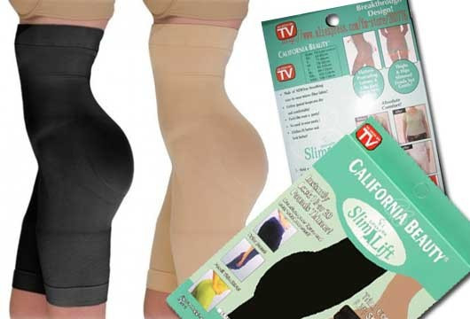 Білизна для корекції фігури California Beauty Slim N Lift Стягувальні шорти з високою талією, фото 1