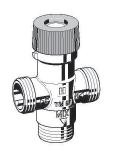 Термостатический смеситель для бойлеров 30- 60 С ду 15 (резьба 3/4") Honeywell (Германия) - фото 2 - id-p3744213