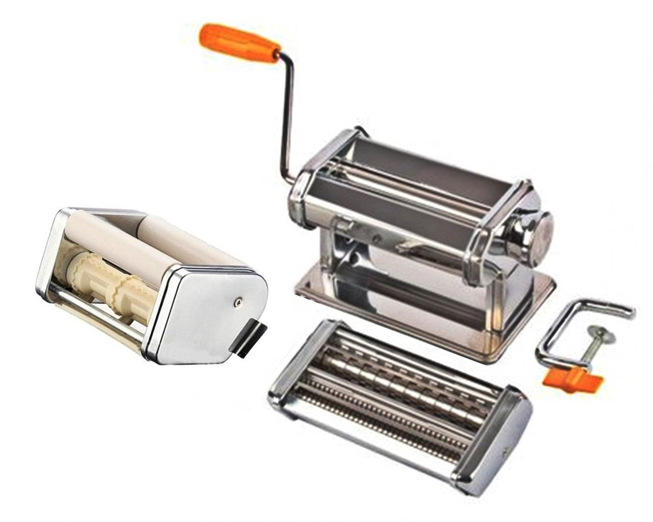 М31 тестораскаткова машинка-лопшерізка для макаронів і равіолі 3в1, фото 1