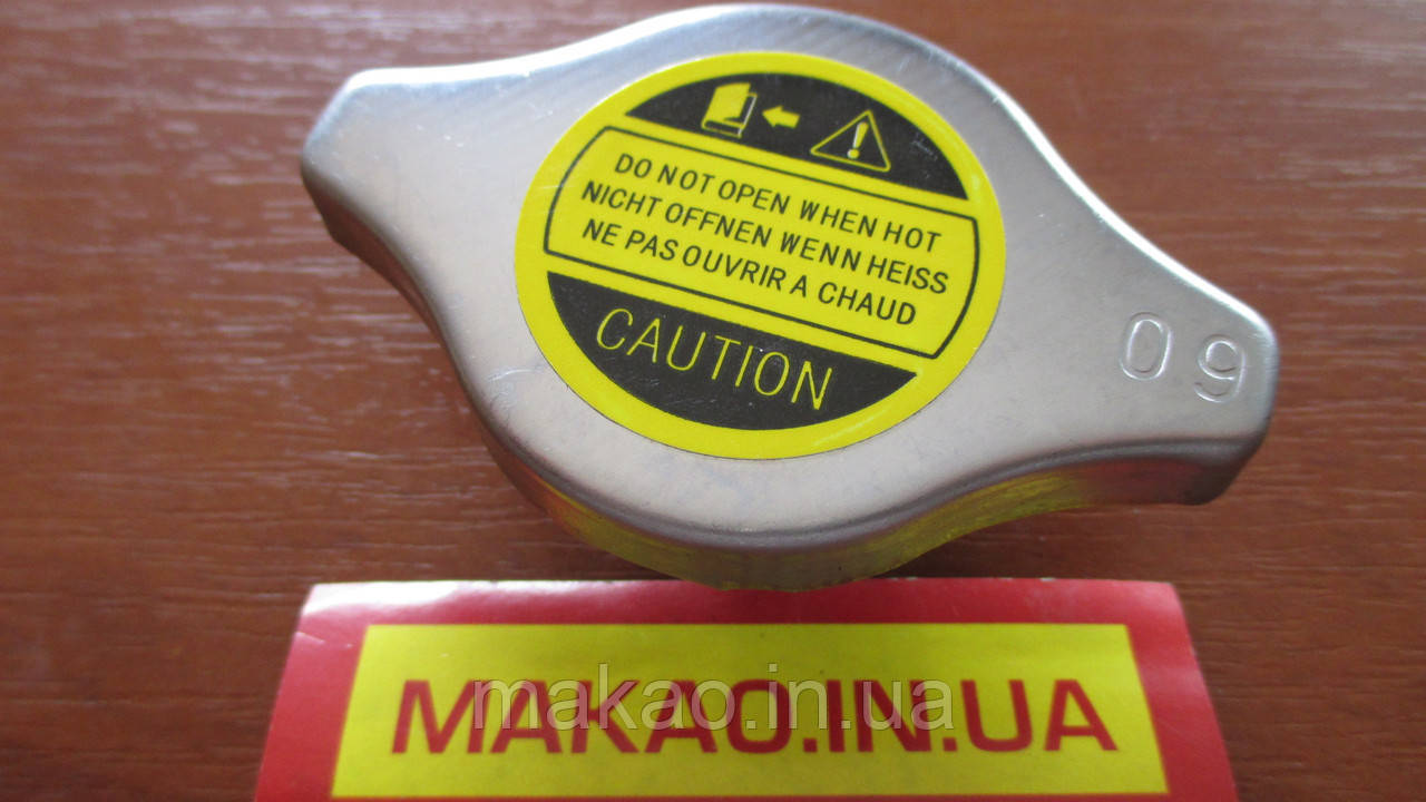 Кришка радіатора 0.9 bar D наруж-44,клап 1-25, клап2-13,вис.заг-22,довжина захвату-10,5 мм