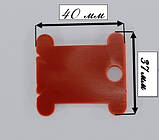 Картонні шпулі для муліне біло-сірі (500 шт), фото 3