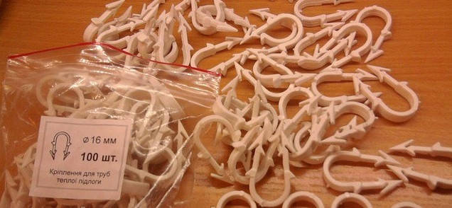 Скоба якорная для труб теплого пола Ø16 мм (ID#589590658), цена: 0.19 ...